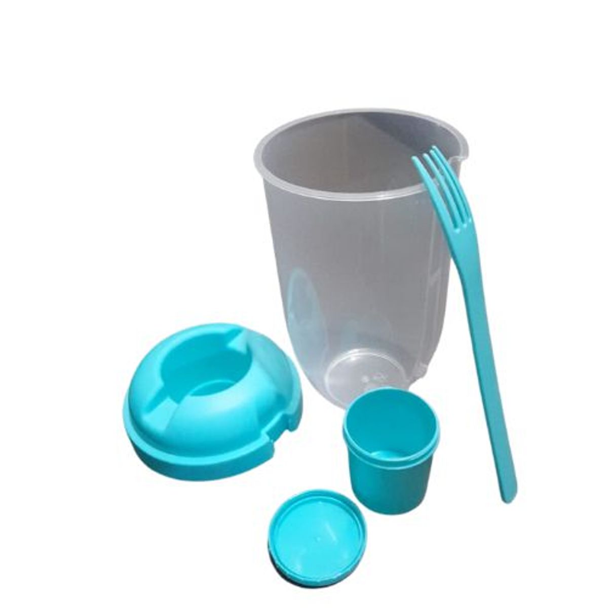 GENERICO - 2 PORTA ENSALADA CON CONTENEDOR PARA ALIÑO  color varon