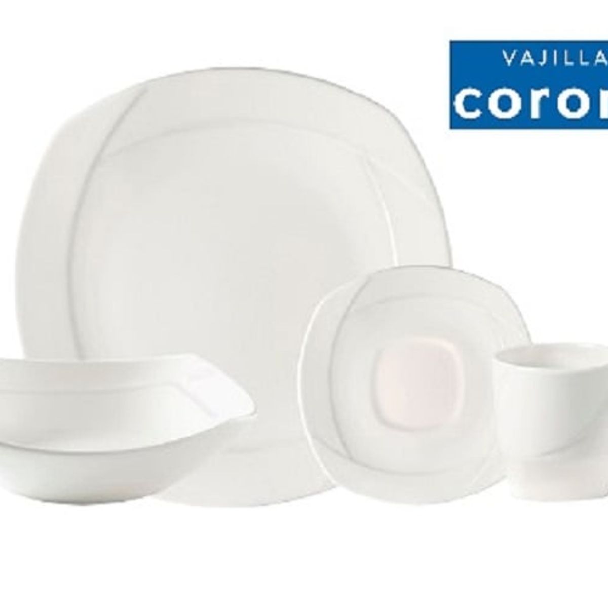 CORONA - Juego de Vajilla Luciana 16 Piezas Corona