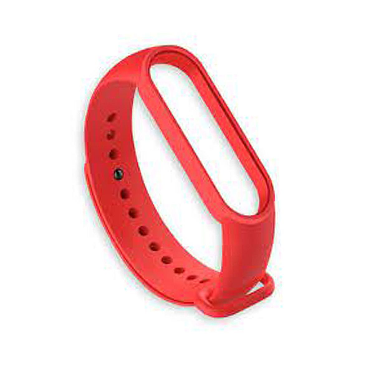GENERICO - Correa de silicona para xiaomi mi band 4 / 5 / 6  - rojo