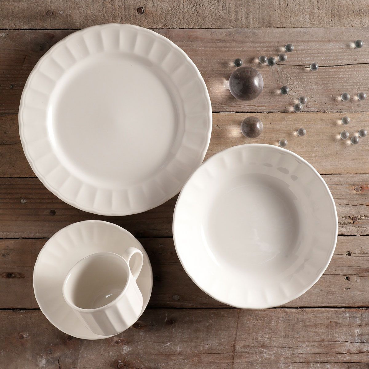 CORONA - Juego de Vajilla Caribe 16 Piezas Corona