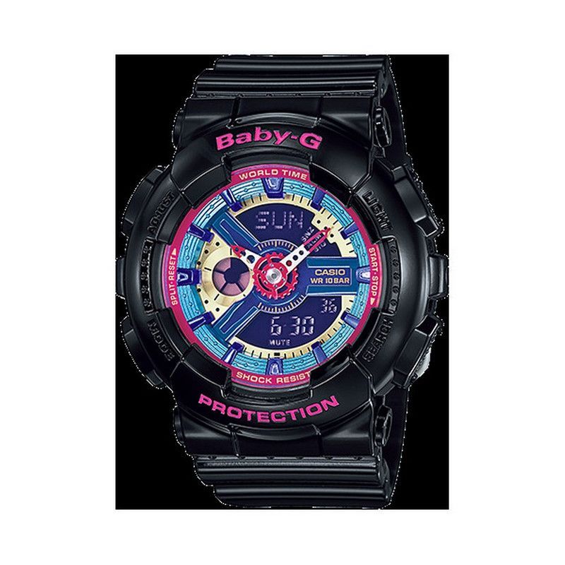 CASIO - Reloj Baby G-Shock Análogo - Digital BA-112-1ADR Mujer
