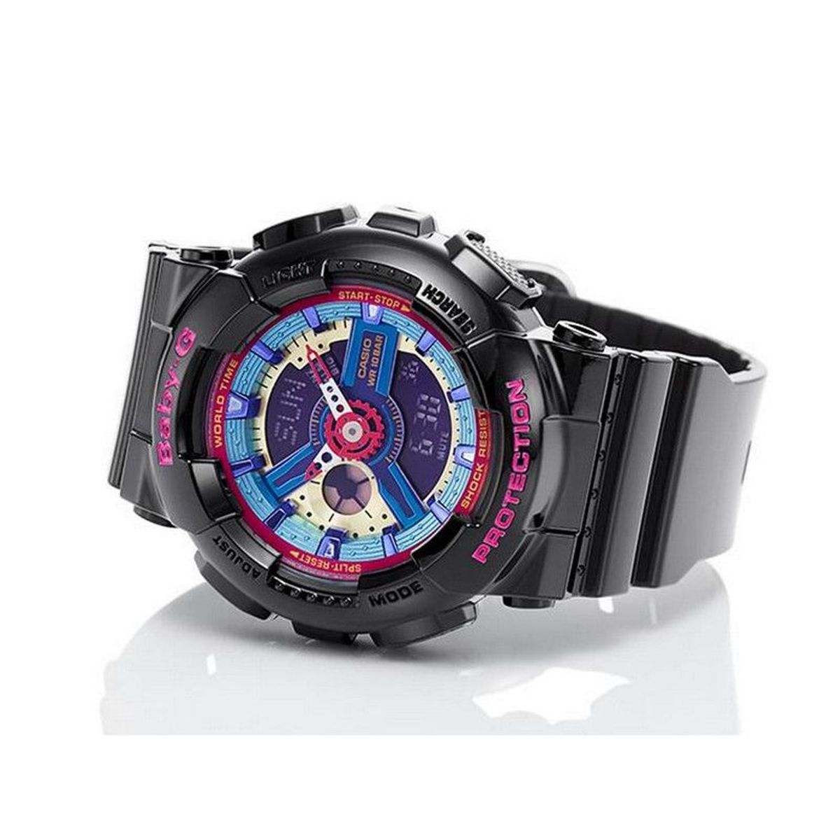 CASIO - Reloj Baby G-Shock Análogo - Digital BA-112-1ADR Mujer