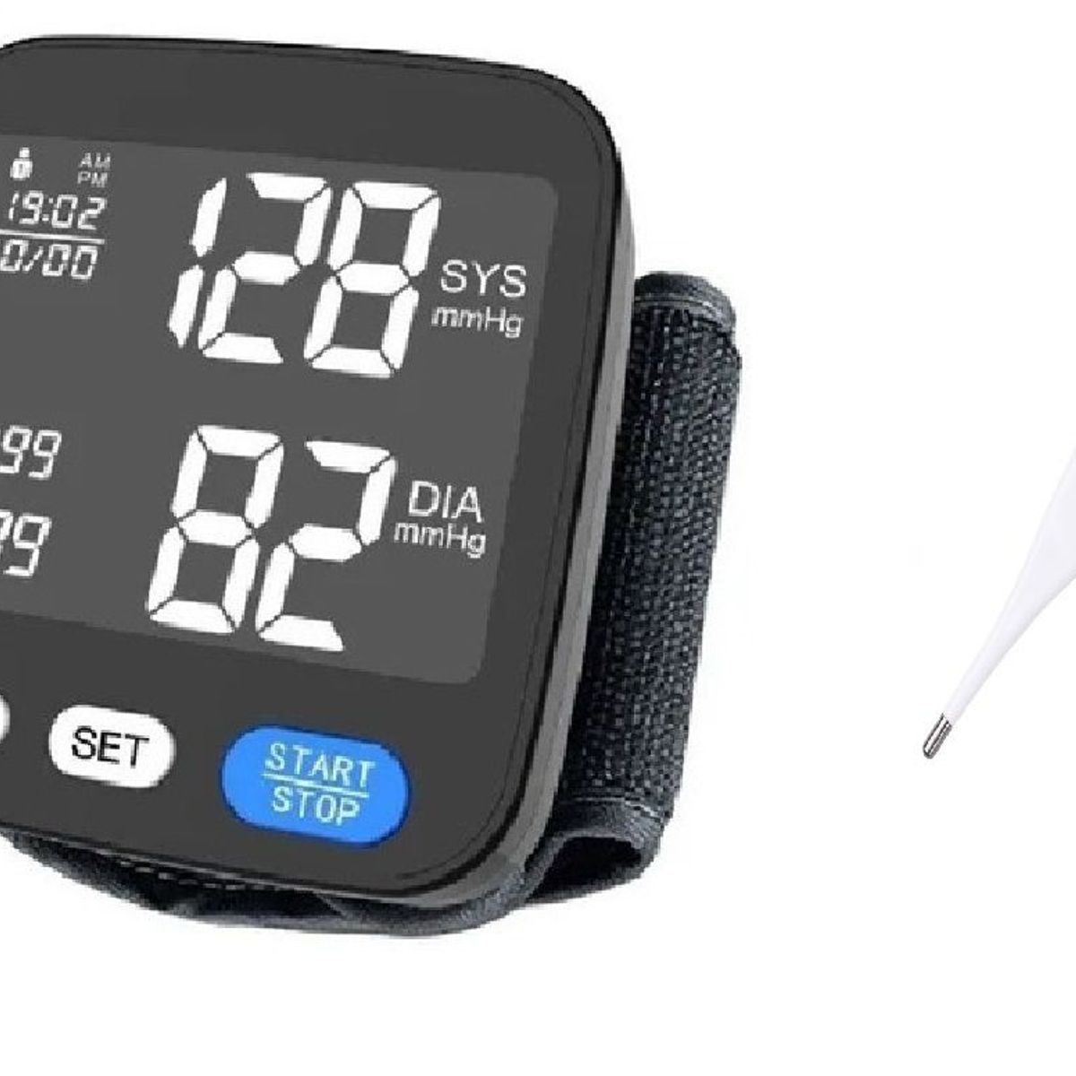 GENERICO - TENSIOMETRO DE MUÑECA MAS TERMOMETRO DE REGALO