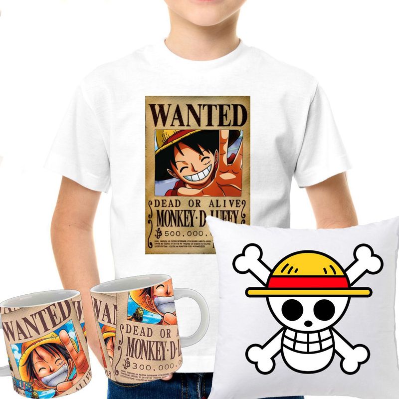 GENERICO - Pack regalo one piece  -  unisex blanco