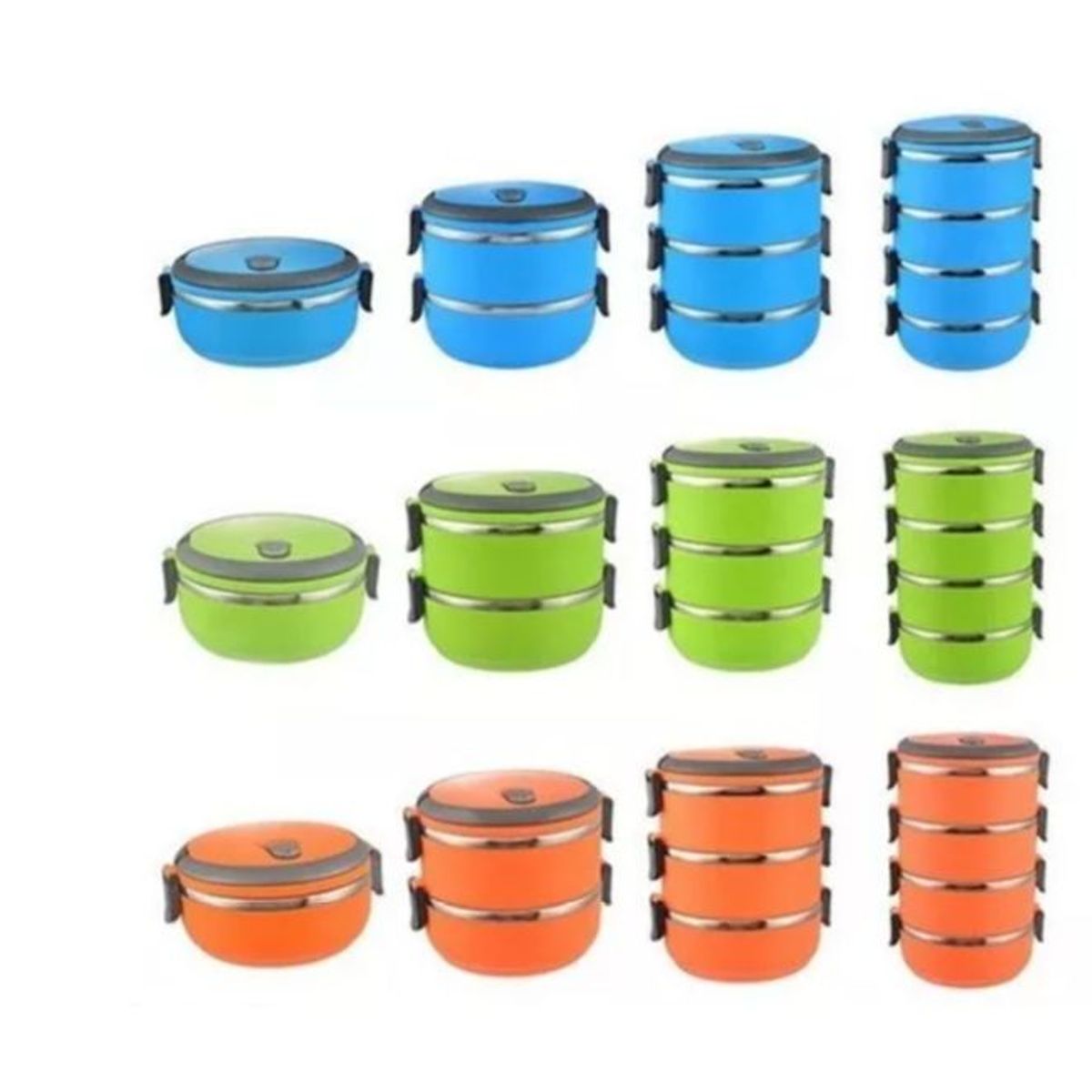 GENERICO - Lonchera 4 Niveles Taper Termica Color AL AZAR