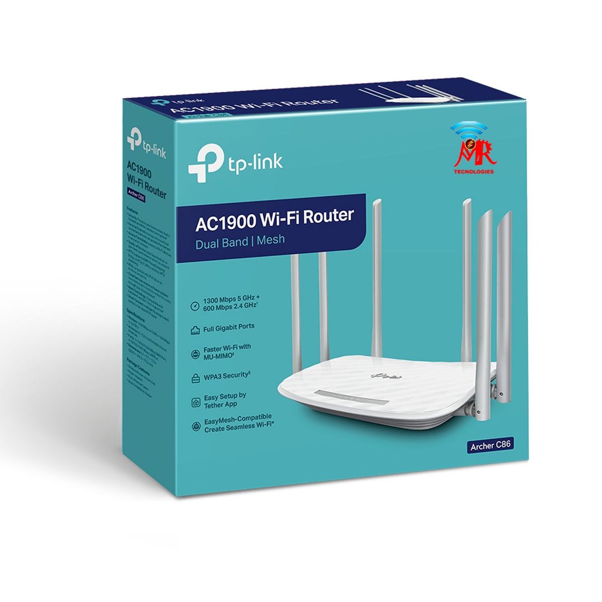 TP LINK - Archer C86 AC1900 Wireless MU-MIMO Wi-Fi Router