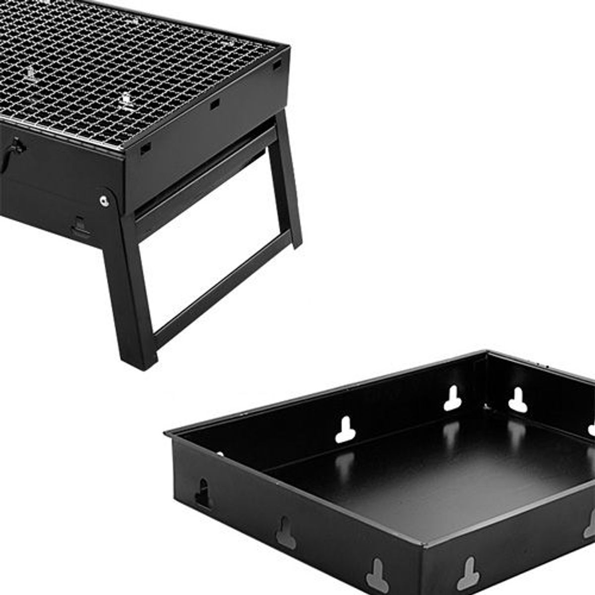 GENERICO - Parrilla Plegable a Carbón Portatil Jardin Picnic Camping Terraza