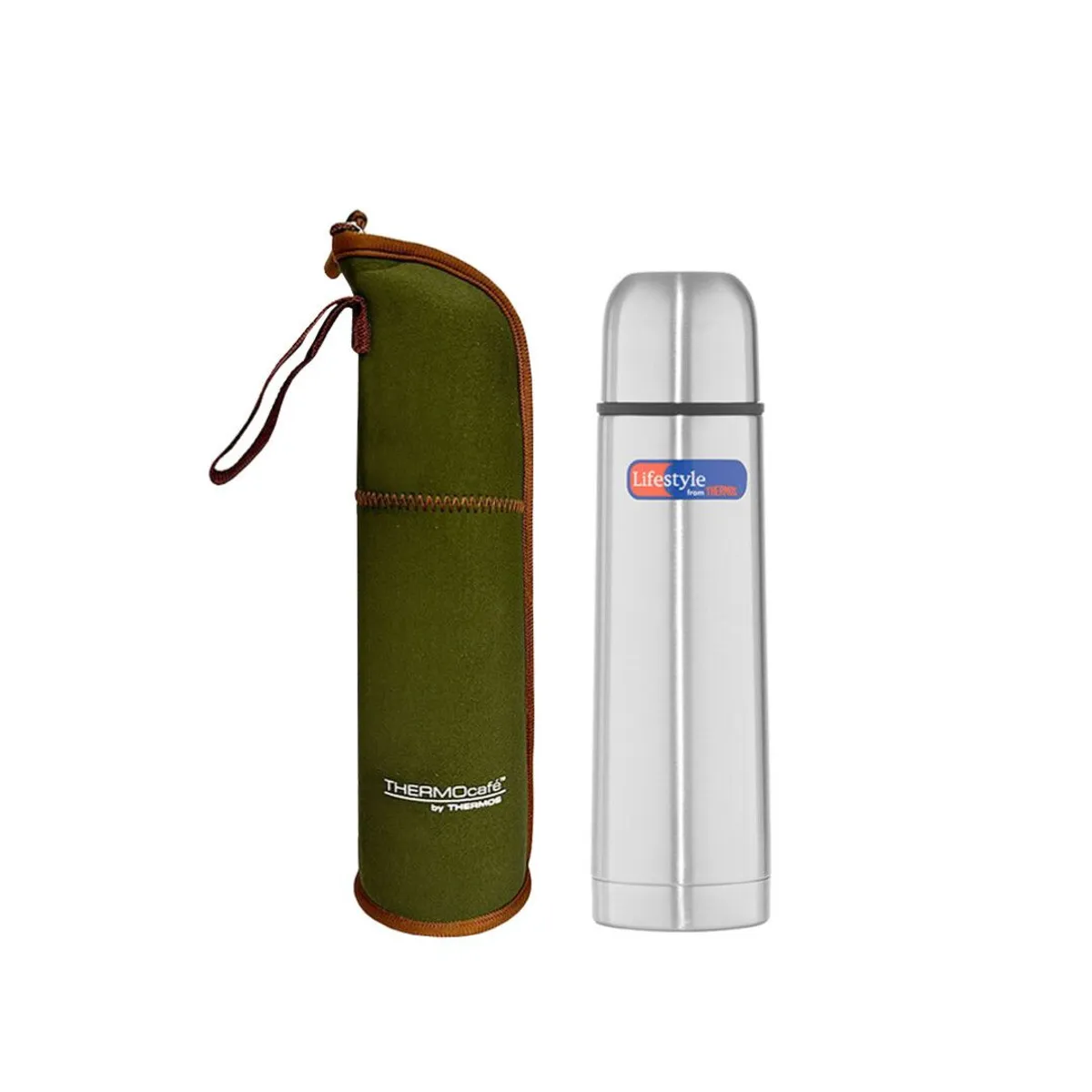 THERMOS - Termo de acero 500 ml con funda