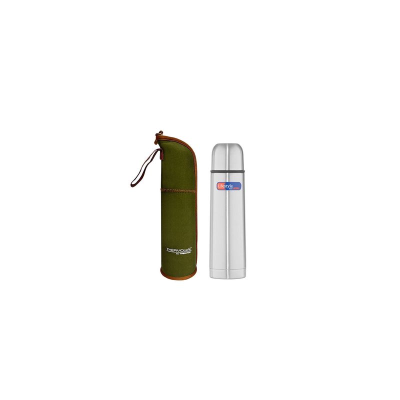 THERMOS - Termo de acero 500 ml con funda