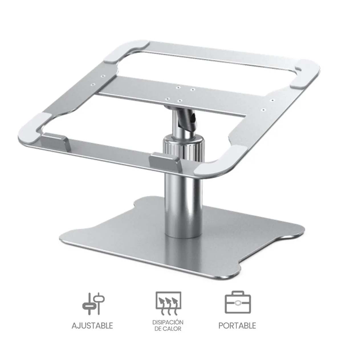 S&T - Soporte para Laptop Corporativos ST For Business Aluminio HF131 Silver
