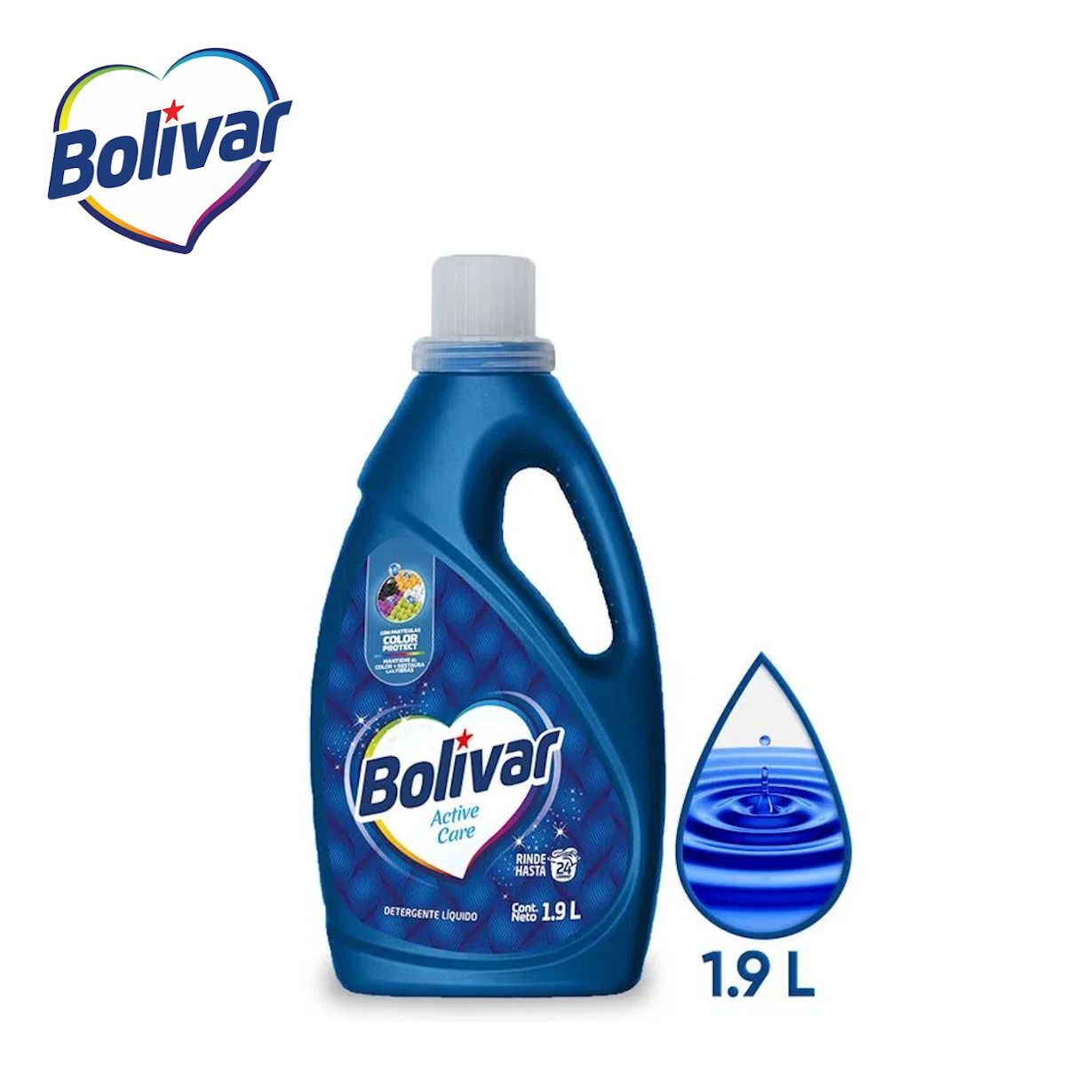 BOLIVAR - Detergente líquido 1.9 litros floral Active Care BOLIVAR