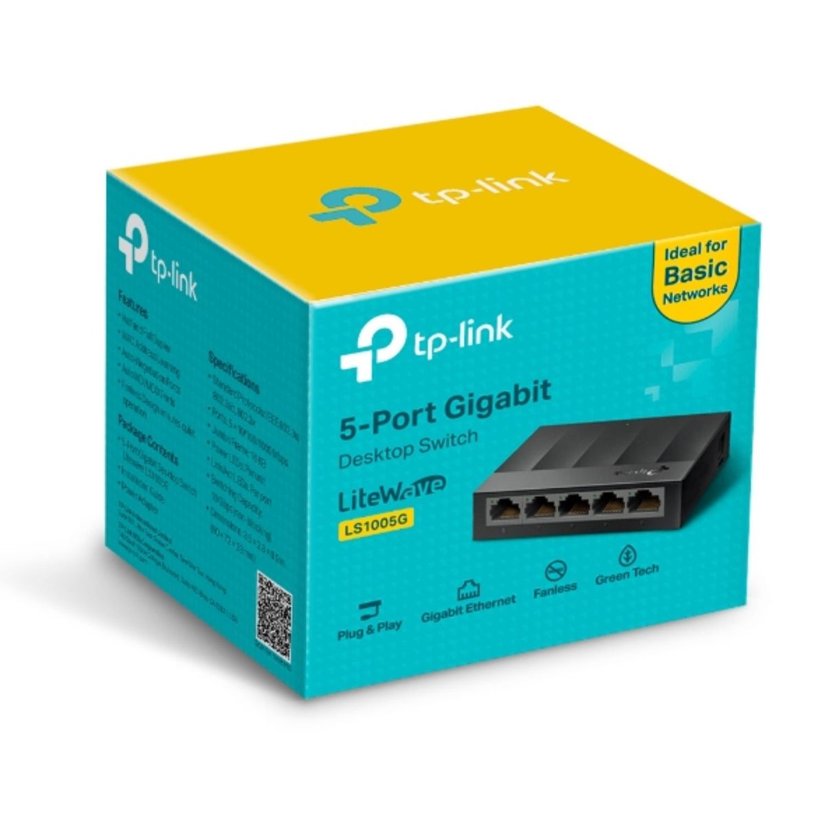 TP LINK - Switch 5 puertos Tp-link Ls1005g Serie Litewave