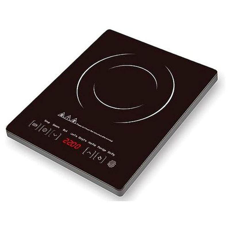 GENERICO - Cocina De Induccion Electrica 2200W Sensor LCD Temporizador Hogar