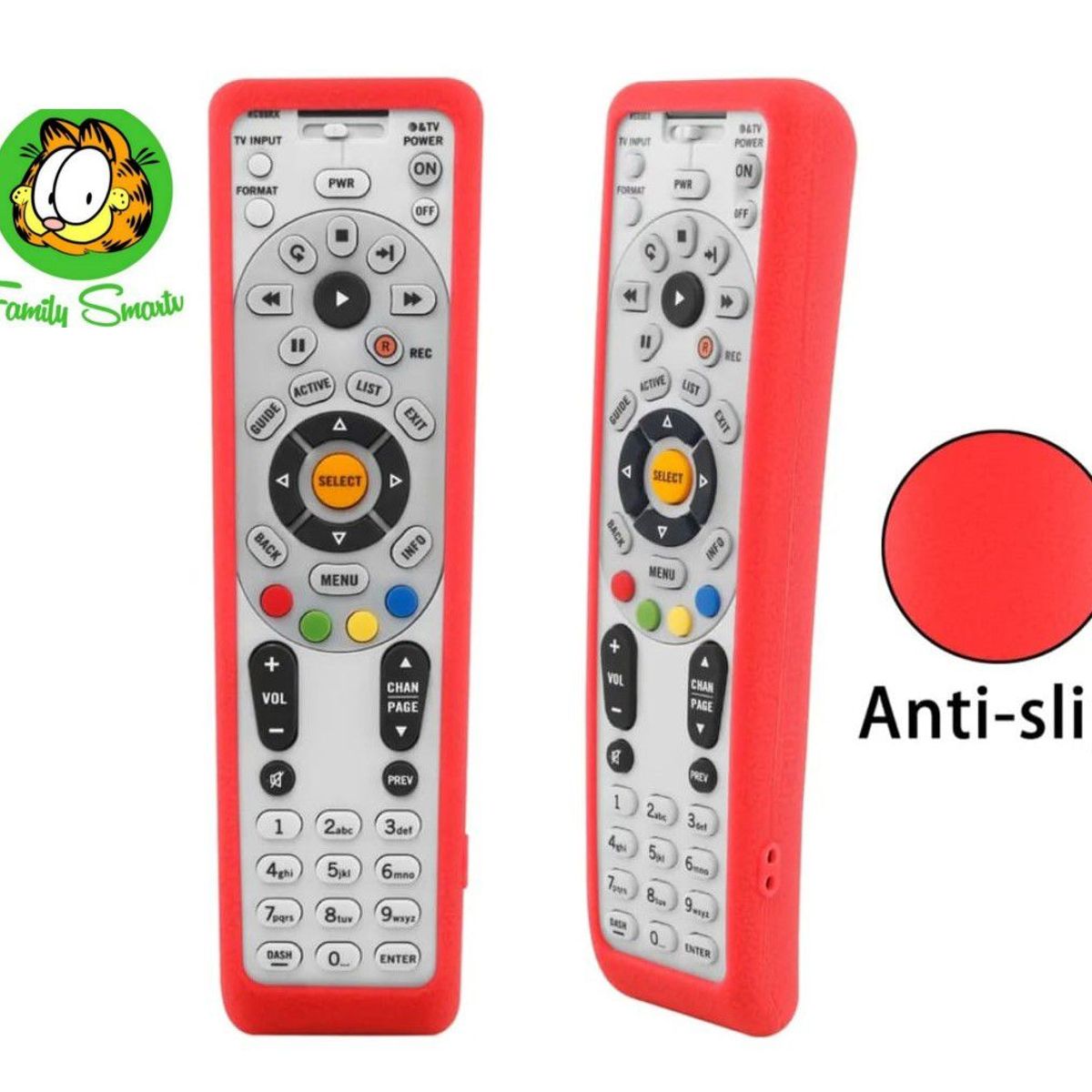 SIKAI - Funda Silicona para Directv RC65R RC66RX  Rojo