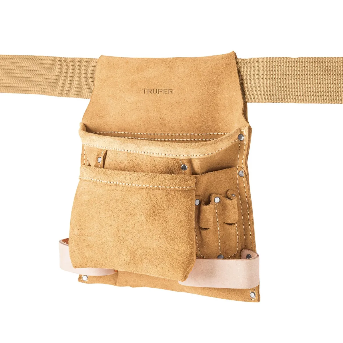 TRUPER - Cinturón Porta herramientas 10 compartimentos , Truper