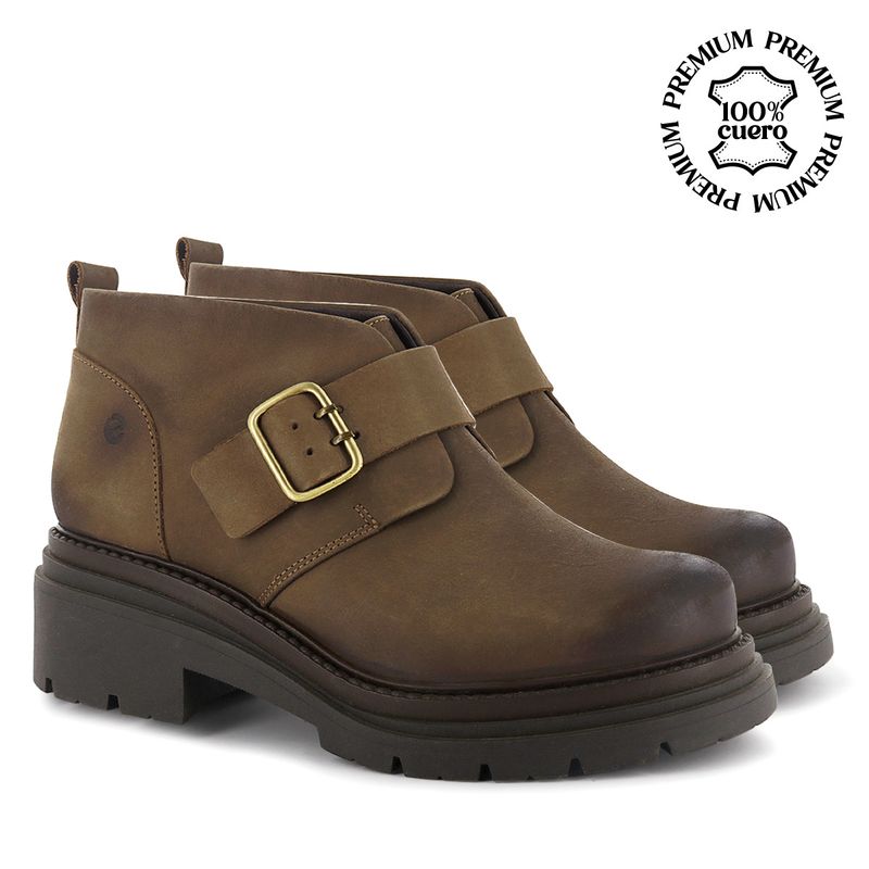 ECCO - Botas Camille03 Marrón Cuero