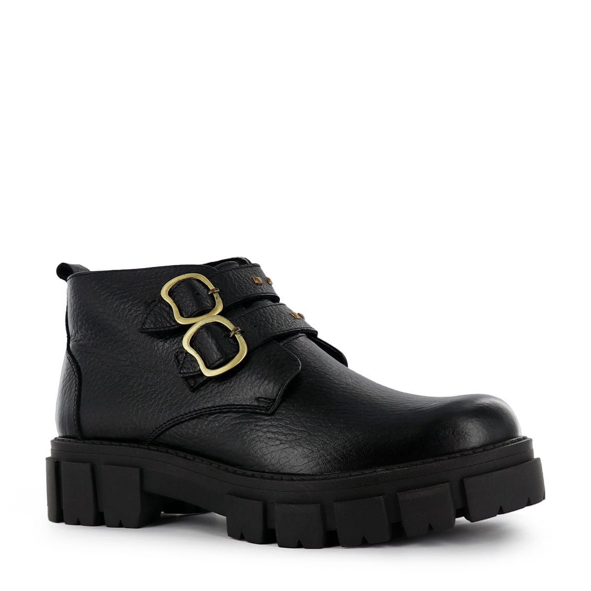 ECCO - Botas Mujer Ecco Cleo01 Negro Cuero
