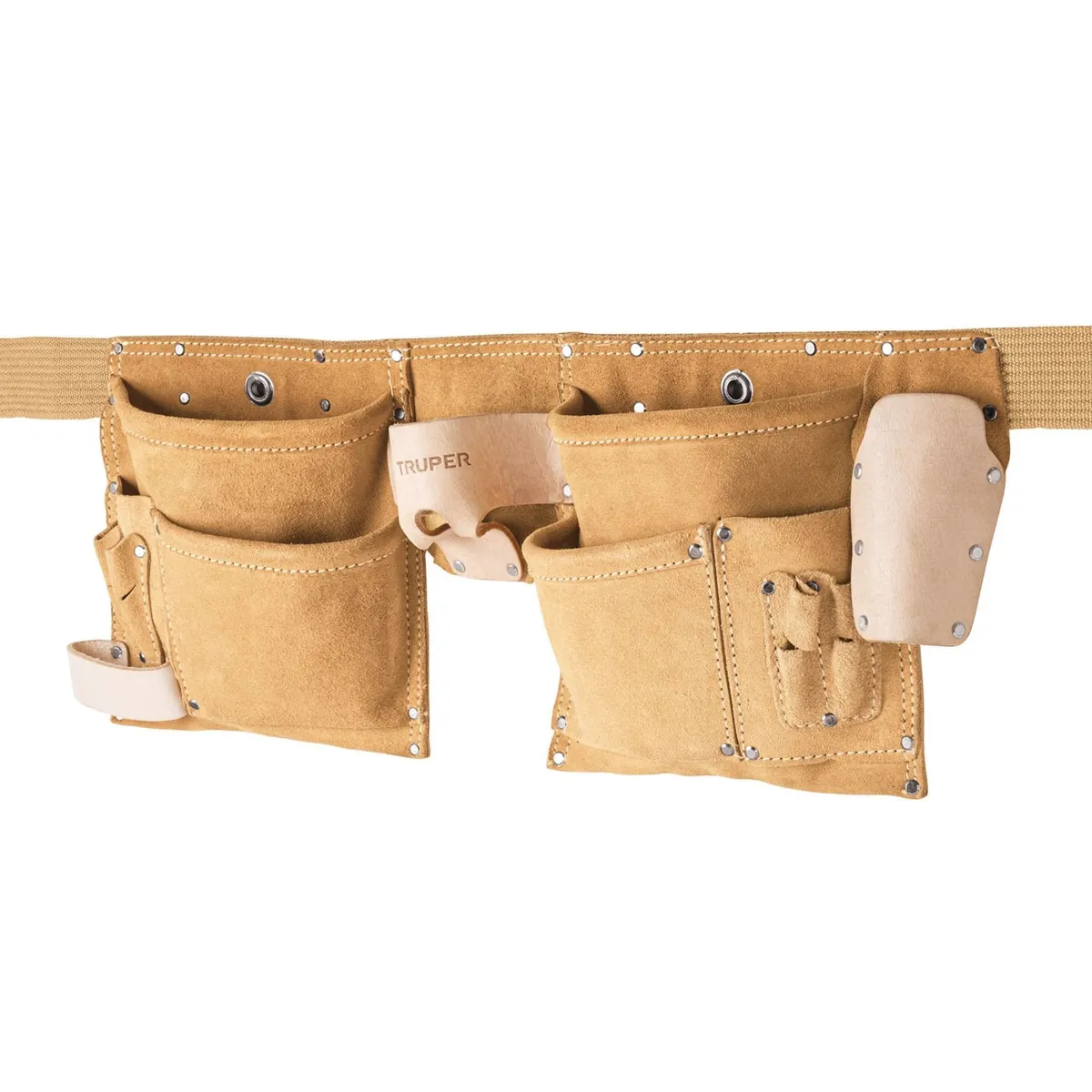 TRUPER - Cinturón Porta herramientas 13 compartimentos , Truper