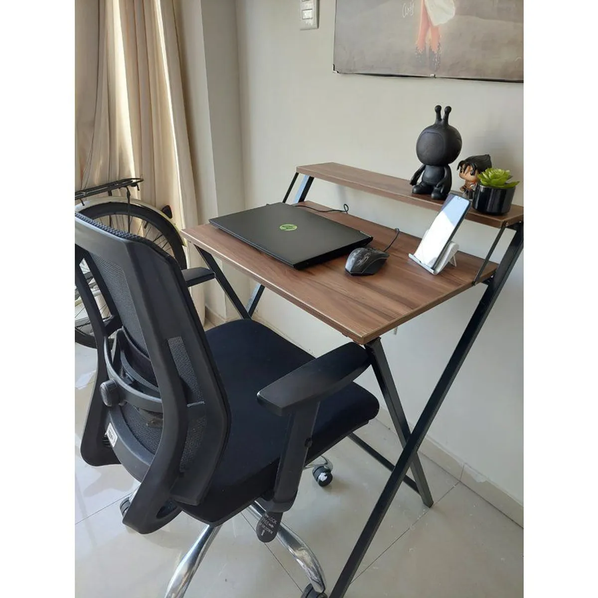 GENERICO - Escritorio plegable - color terracota