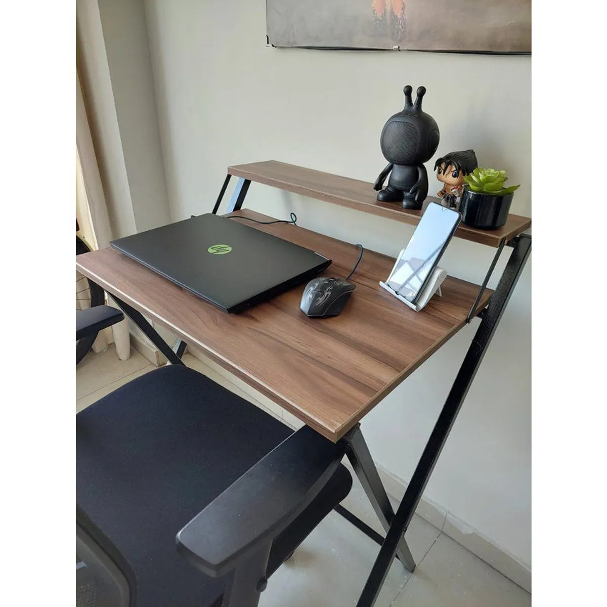 GENERICO - Escritorio plegable - color terracota