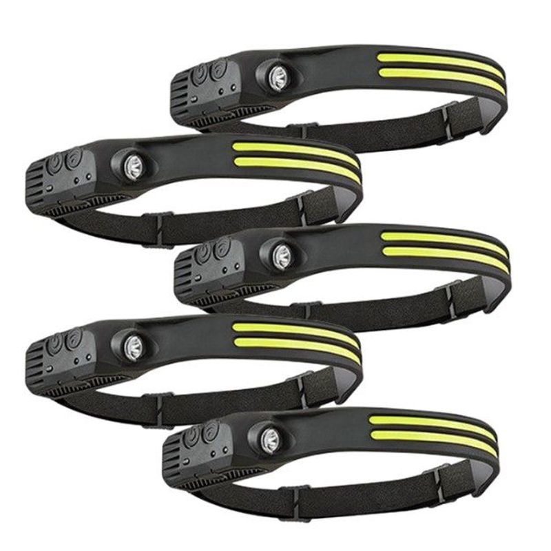 GENERICO - LINTERNA DE CABEZA LED RECARGABLE 2 LINEAS