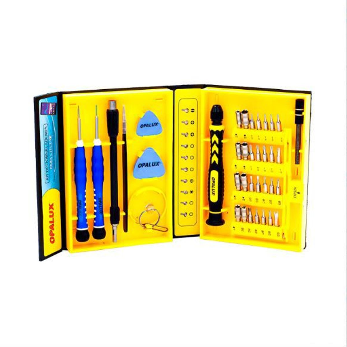 OPALUX - Kit de Destornilladores 38 en 1 para Celular OP-PER38 OPALUX