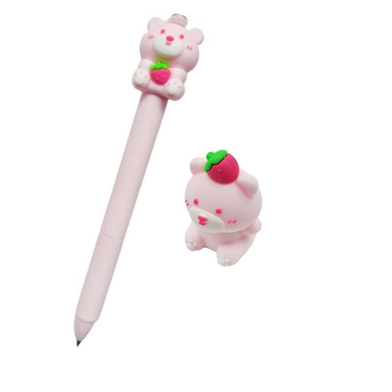 GENERICO - Lápiz Infinito de Rosa Rosa y Tajador