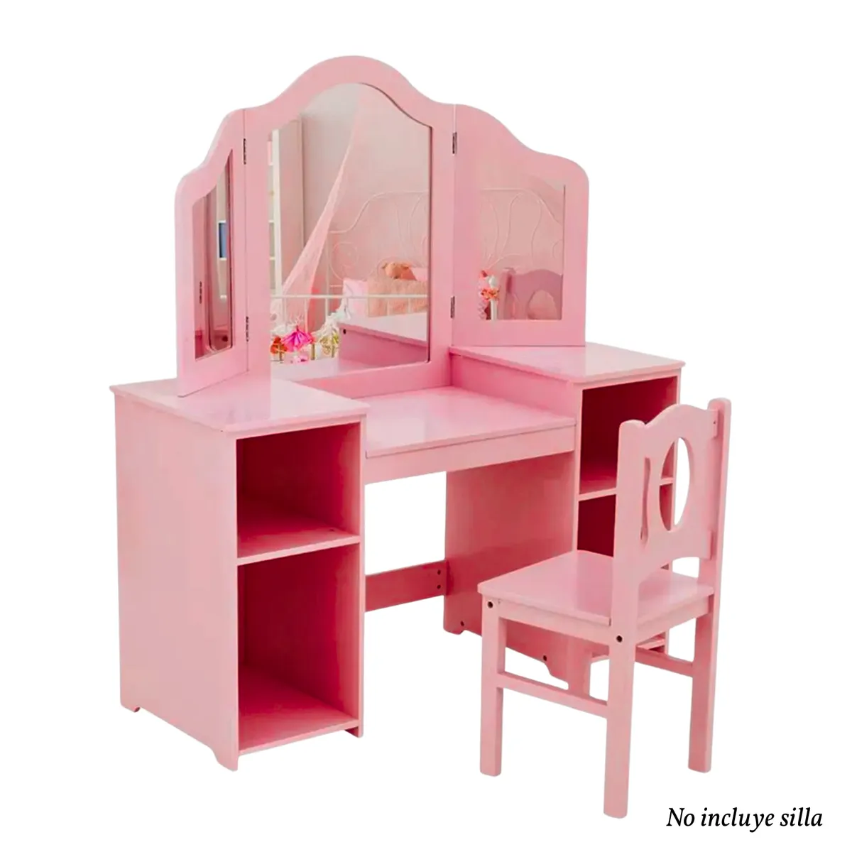DIBA MUEBLES - Tocador Infantil Analu  Rosado - DIBA Muebles