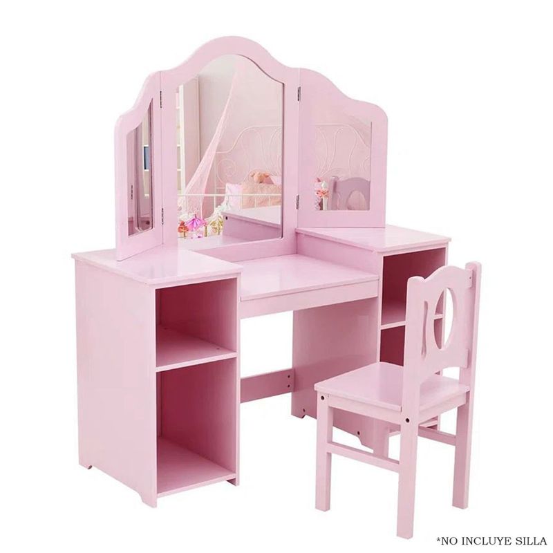 DIBA MUEBLES - Tocador Infantil Analu  Rosado - DIBA Muebles