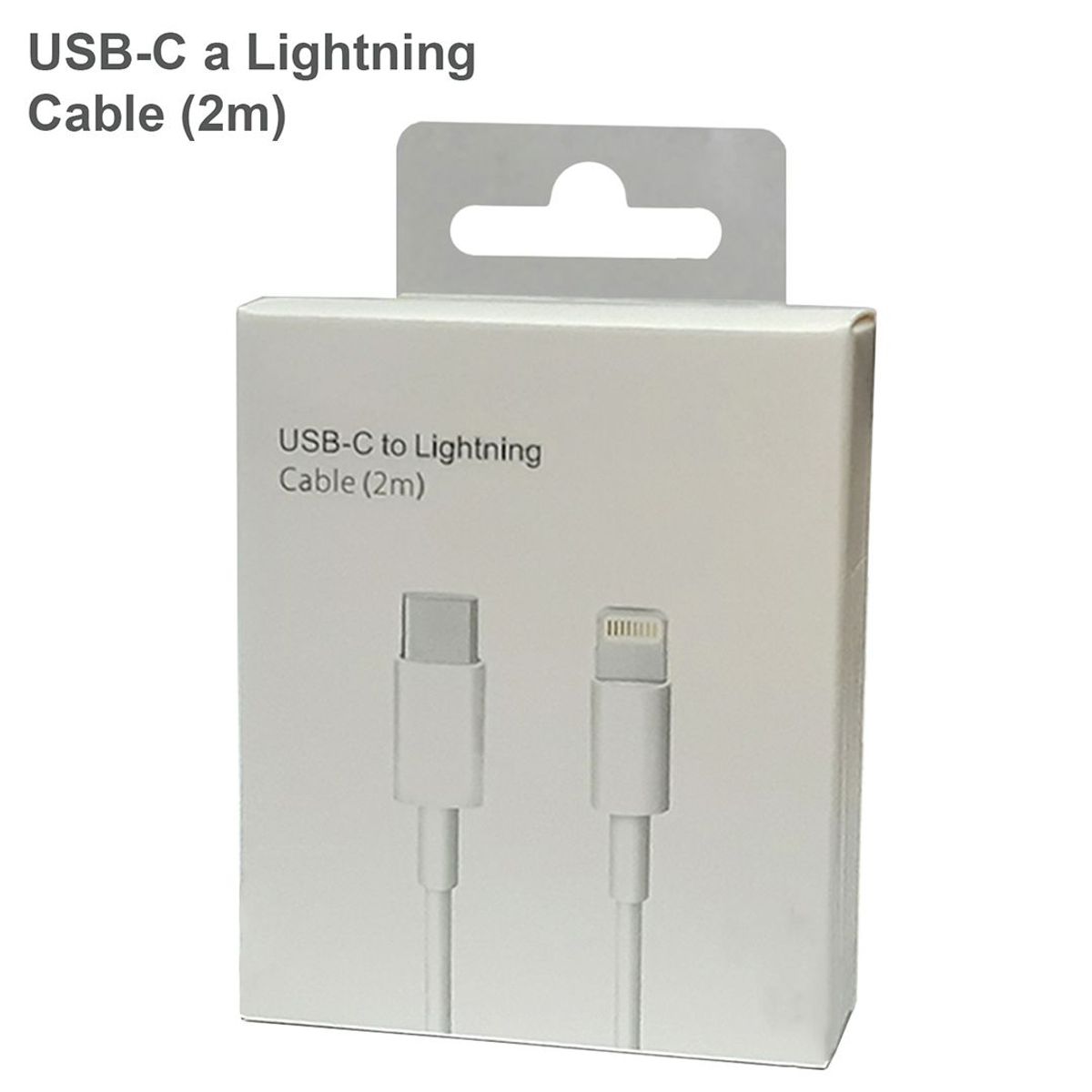 GENERICO - Cable  USB-C a Lightning Para Iphone14,14 Plus,14 Pro, Pro Max De 2MT.