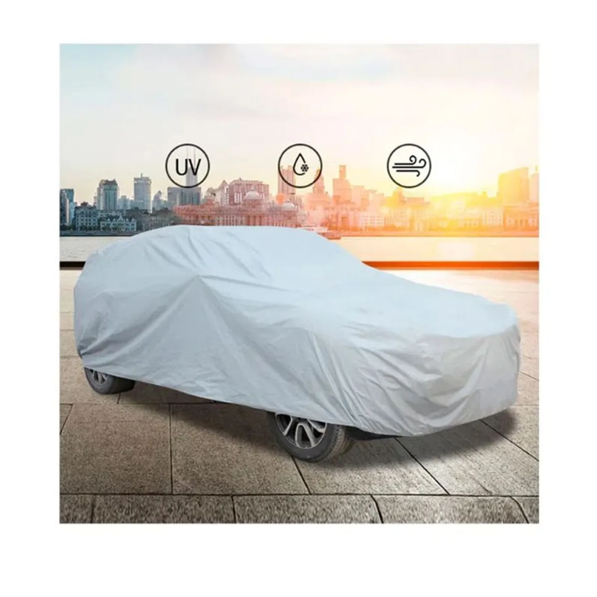 GENERICO - Cobertor funda para auto carro Impermeable Talla L