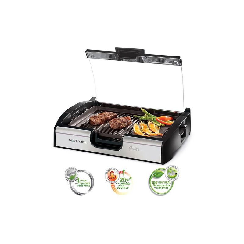 OSTER - Parrilla y Plancha Revestimiento CKSTGR3006