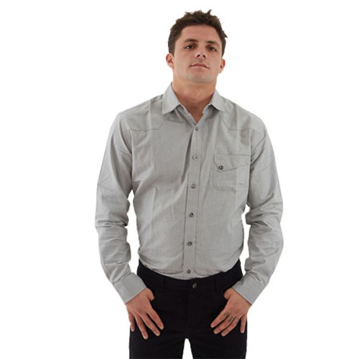 ALDO'S SINCE 1986 - 0102005154 - ALDOS - CAMISA CLÁSICA DETALLE CORTE EN EL HOMBRO