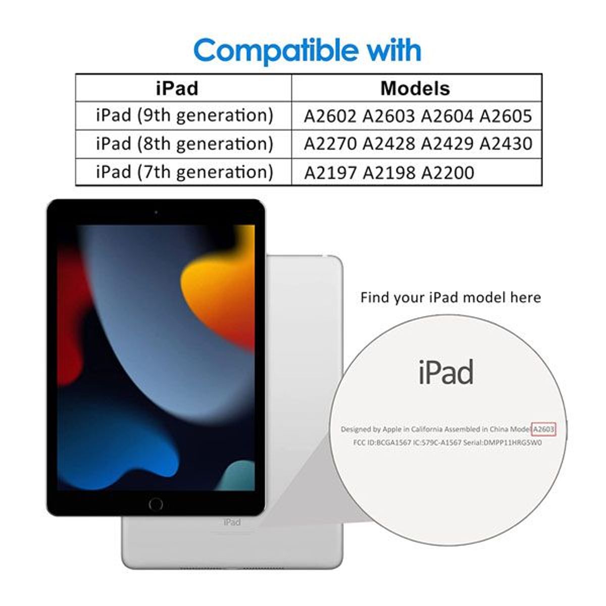 GLASS - Protector de Pantalla Mica de Vidrio Templado IPAD 10.2 ,7ma 8va 9va