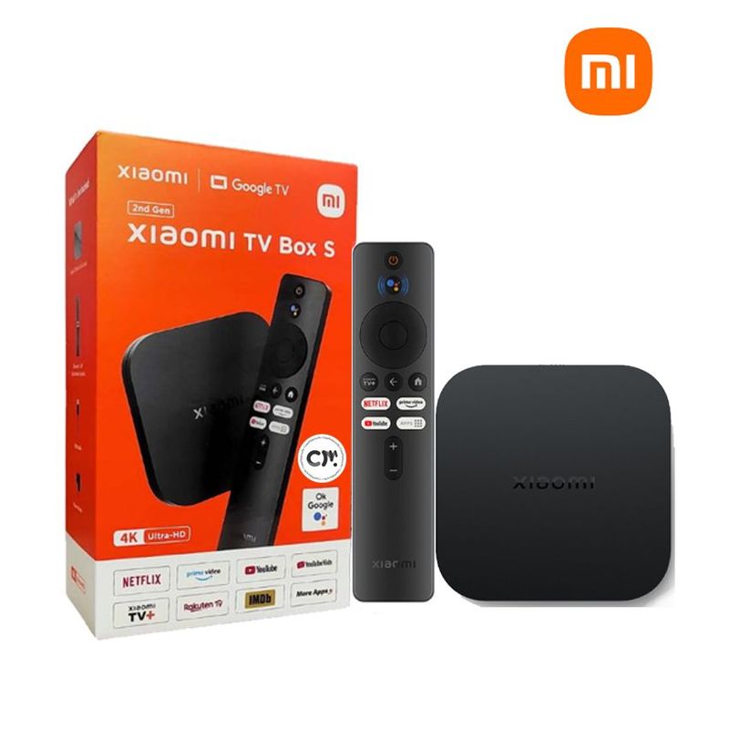 XIAOMI - XIAOMI MI TV BOX S 2DA GEN ANDROID TV CHROMECAST - VERSION GLOBAL