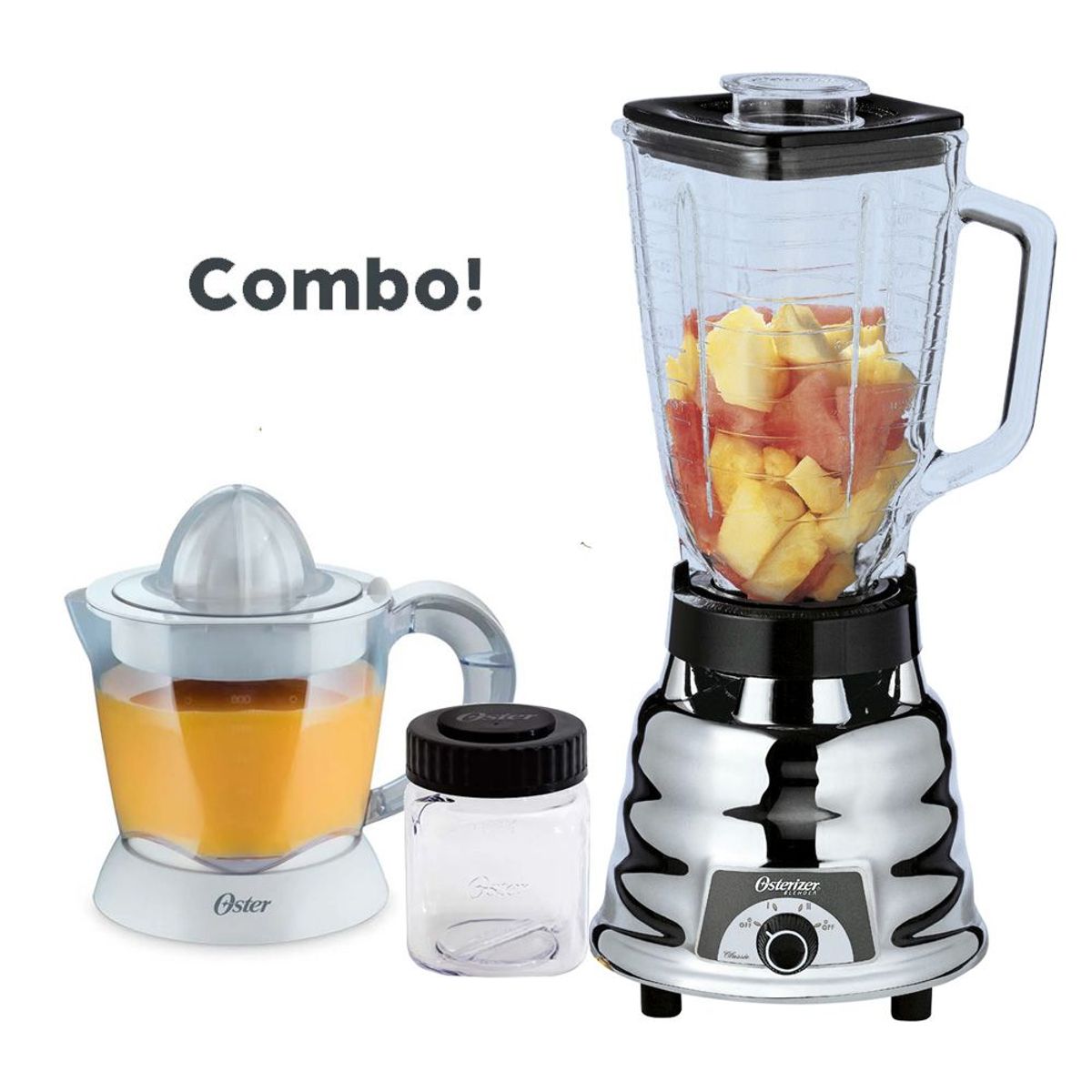 OSTER - Combo Licuadora  Clasica Oster 2 Velocidades 250 + Exprimidor Oster