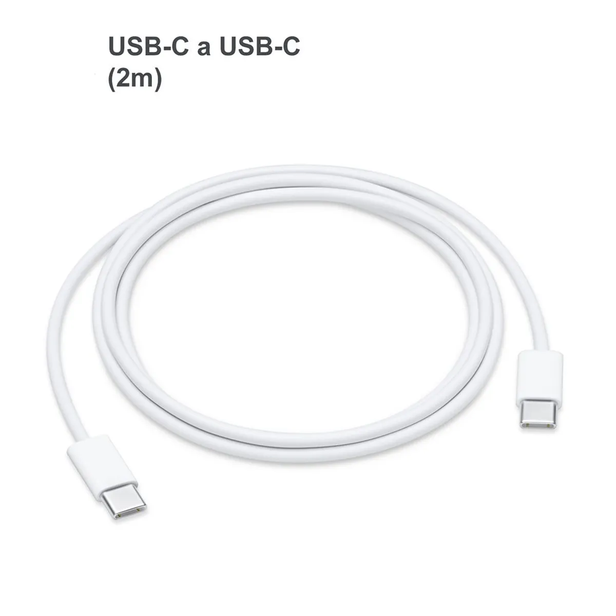 GENERICO - Cable  USB-C a USB-C Para MacBook iPad De 2mt