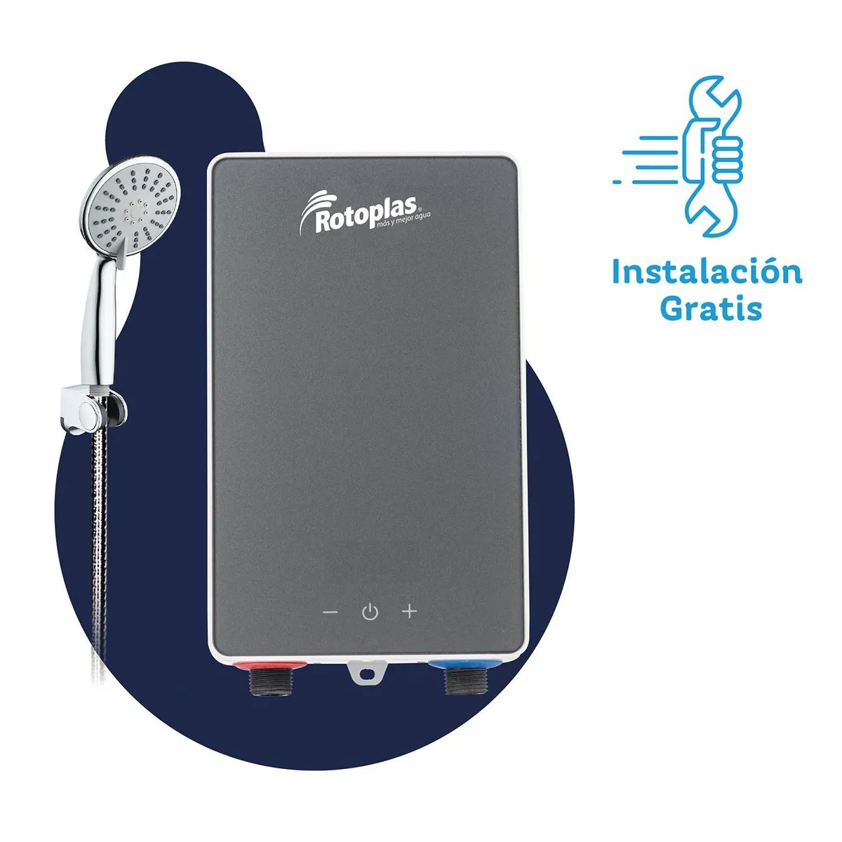 ROTOPLAS - Terma Instantánea New Compact Silver - Rotoplas