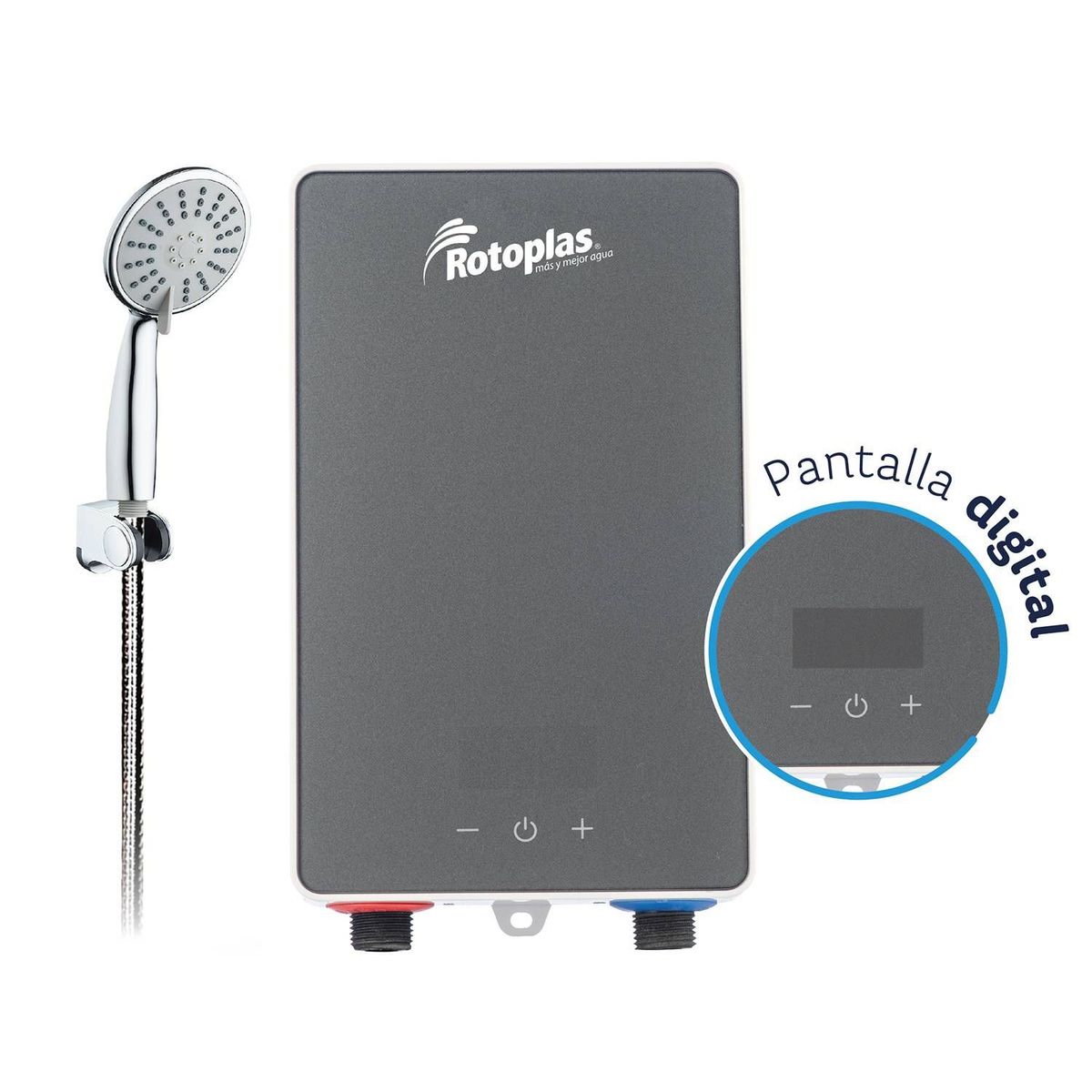 ROTOPLAS - Terma Instantánea New Compact Silver - Rotoplas