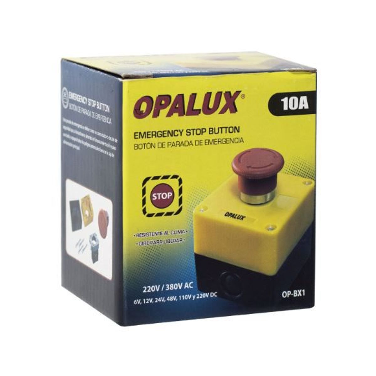 OPALUX - Pulsador de Emergencia OP-BX1 OPALUX