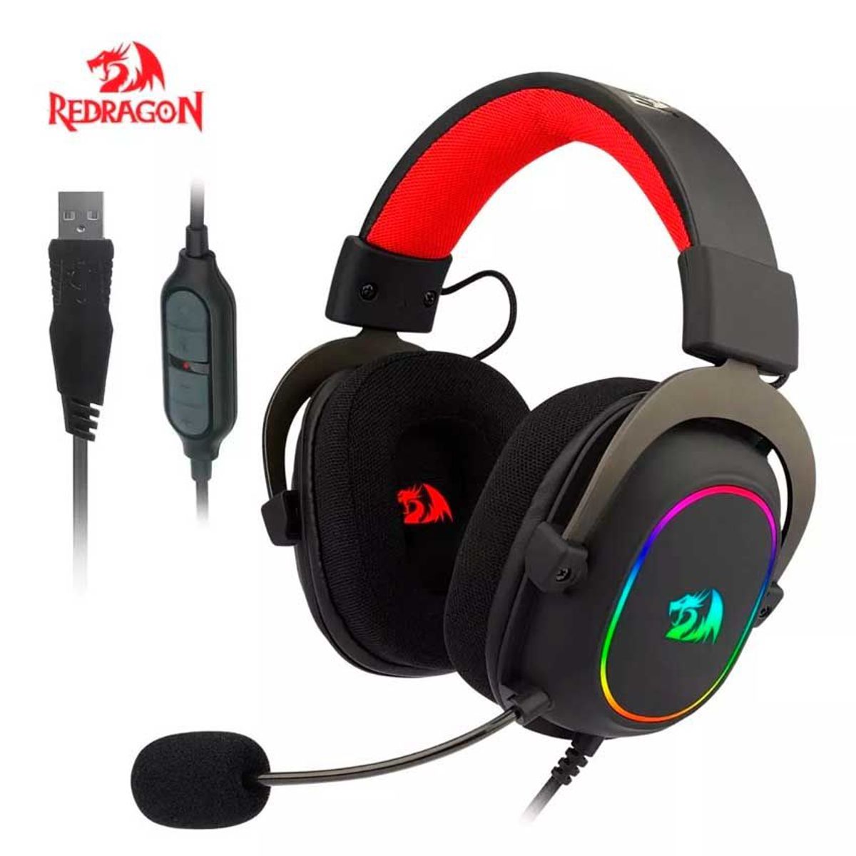 REDRAGON - Audífonos Gamer Redragon Zeus X H510-rgb 7.1 Virtual