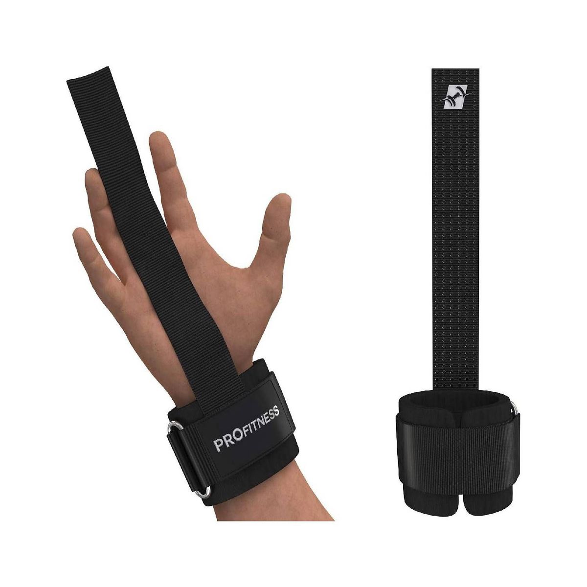 GENERICO - Straps Pro Con Muñequera Para El Gym