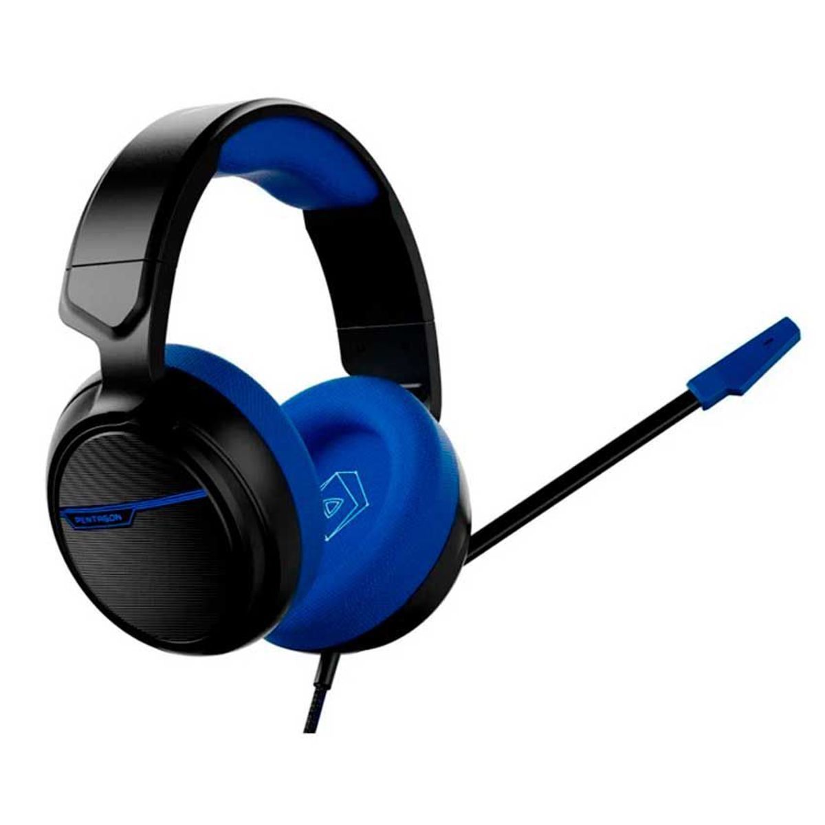 VSG - Audífono Gaming VSG Pentagon Cenexion USB ABS Negro-Azul
