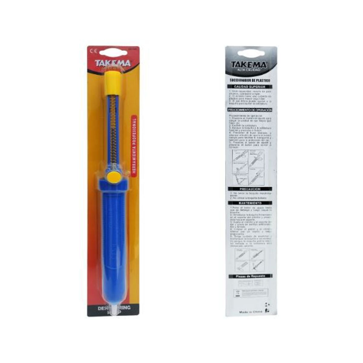 TAKEMA - Succionador Grande de Soldadura Plástico ZD-108 TAKEMA