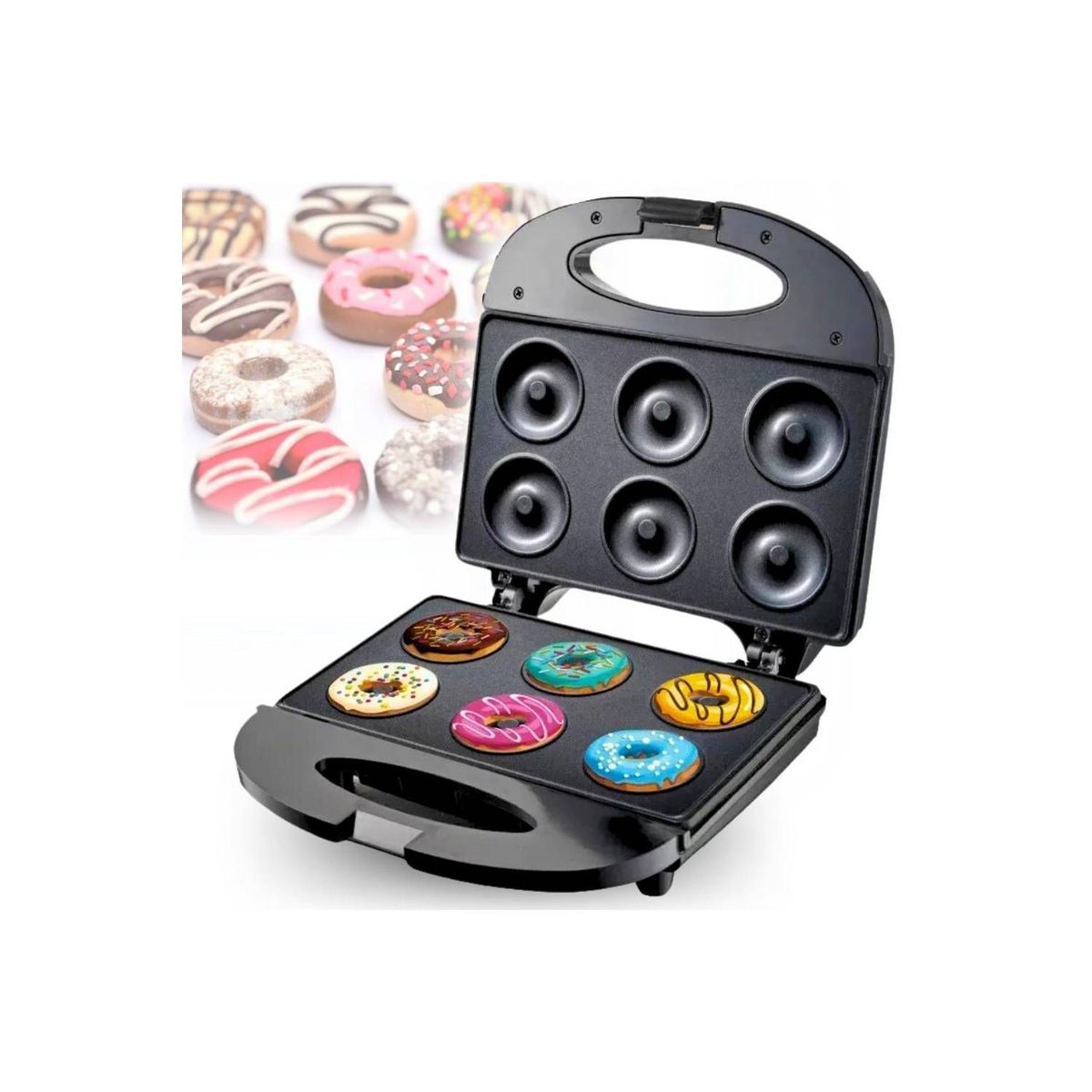 GENERICO - Máquina de Donas Rosquillas 06 Mini Donuts