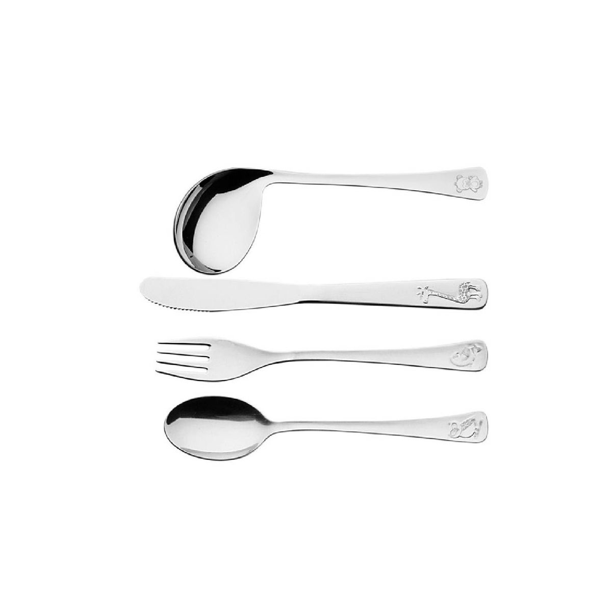 TRAMONTINA - Juego de cubiertos tramontina para niños - acero inox