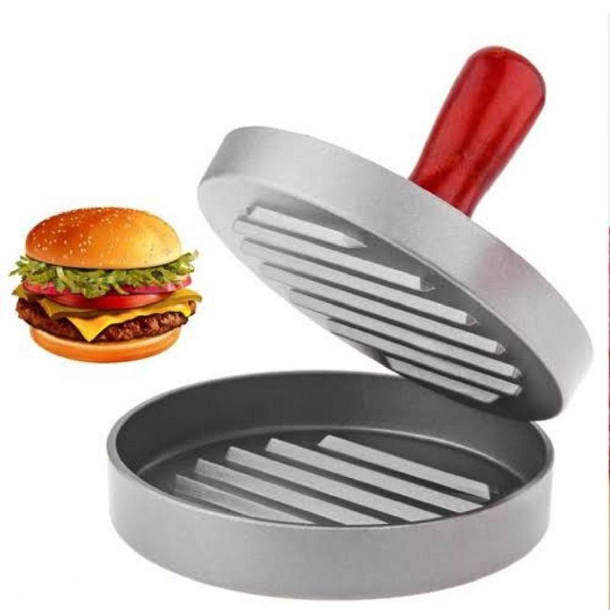 GENERICO - Burguer Press Molde Prensa para Hacer Hamburguesas