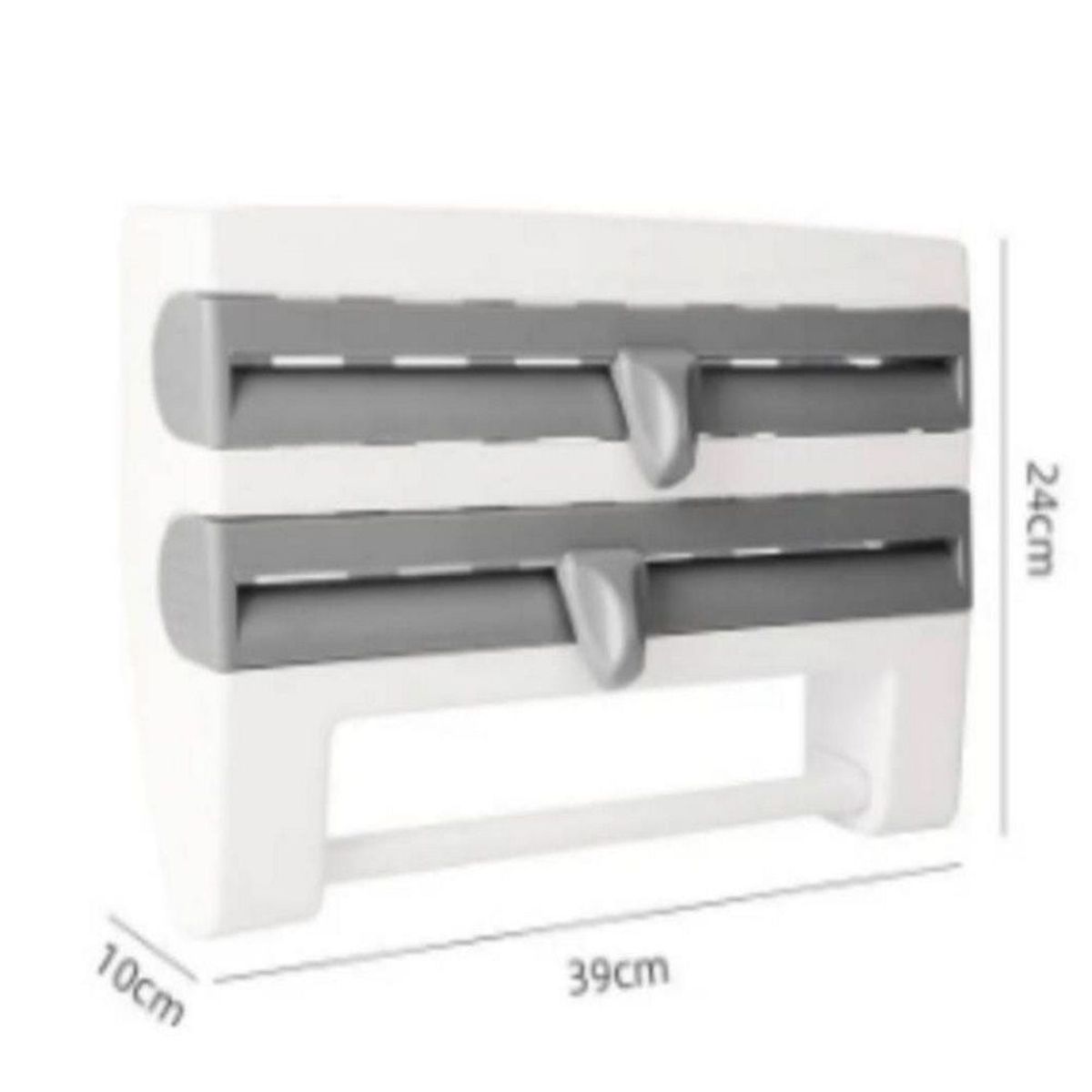 GENERICO - Dispensador Organizador de Papel Toalla Film Aluminio 4 en 1