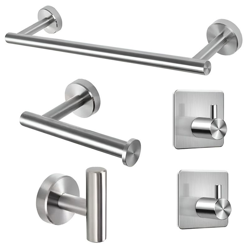 IMPORTADO MC - KIT 5 PIEZAS TOALLERO ACERO SUS 304