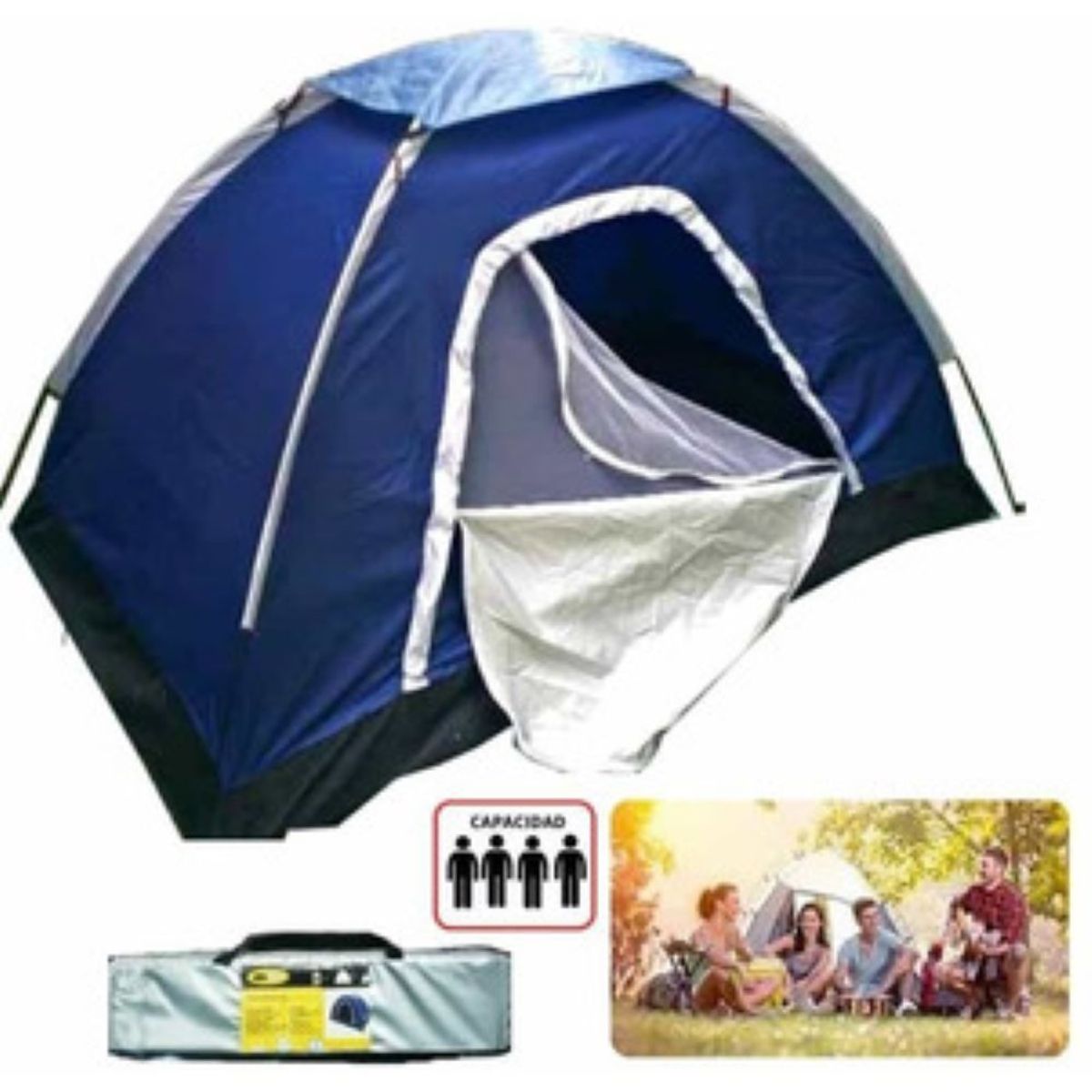 EVERBEST - CARPA CAMPING EVERBEST 4 PERSONAS